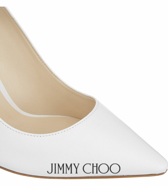 ジミーチュウスーパーコピー 【JIMMY CHOO】 ROMY 100 WH レザー ヒールコート